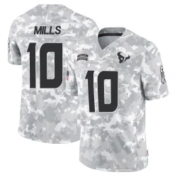 Houston Texans Youth Limited Arctic Camo 2024 Salute to Service Jersey (10 Davis Mills)