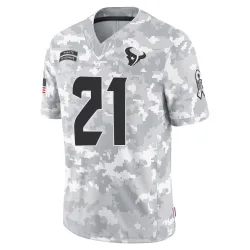 Houston Texans Youth Limited Arctic Camo 2024 Salute to Service Jersey (21 Nick Chubb)