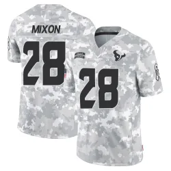 Houston Texans Youth Limited Arctic Camo 2024 Salute to Service Jersey (28 Joe Mixon)