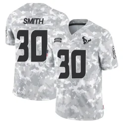 Houston Texans Youth Limited Arctic Camo 2024 Salute to Service Jersey (30 Jaylin Smith)