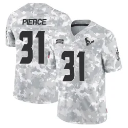 Houston Texans Youth Limited Arctic Camo 2024 Salute to Service Jersey (31 Dameon Pierce)