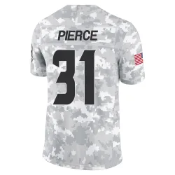 Houston Texans Youth Limited Arctic Camo 2024 Salute to Service Jersey (31 Dameon Pierce)