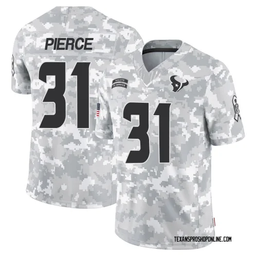 Houston Texans Youth Limited Arctic Camo 2024 Salute to Service Jersey (31 Dameon Pierce)