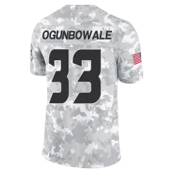 Houston Texans Youth Limited Arctic Camo 2024 Salute to Service Jersey (33 Dare Ogunbowale)