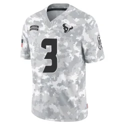 Houston Texans Youth Limited Arctic Camo 2024 Salute to Service Jersey (3 Tank Dell)