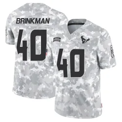 Houston Texans Youth Limited Arctic Camo 2024 Salute to Service Jersey (40 Austin Brinkman)