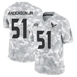 Houston Texans Youth Limited Arctic Camo 2024 Salute to Service Jersey (51 Will Anderson Jr.)