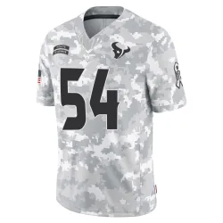 Houston Texans Youth Limited Arctic Camo 2024 Salute to Service Jersey (54 Jarrett Patterson)