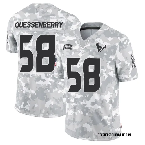 Houston Texans Youth Limited Arctic Camo 2024 Salute to Service Jersey (58 Scott Quessenberry)