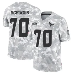 Houston Texans Youth Limited Arctic Camo 2024 Salute to Service Jersey (70 Juice Scruggs)