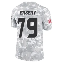 Houston Texans Youth Limited Arctic Camo 2024 Salute to Service Jersey (79 Aireontae Ersery)
