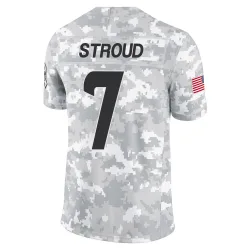 Houston Texans Youth Limited Arctic Camo 2024 Salute to Service Jersey (7 C.J. Stroud)