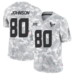 Houston Texans Youth Limited Arctic Camo 2024 Salute to Service Jersey (80 Andre Johnson)