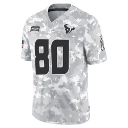 Houston Texans Youth Limited Arctic Camo 2024 Salute to Service Jersey (80 Andre Johnson)