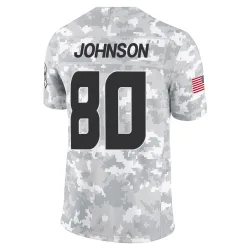 Houston Texans Youth Limited Arctic Camo 2024 Salute to Service Jersey (80 Andre Johnson)