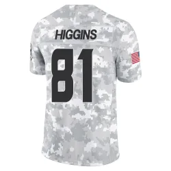 Houston Texans Youth Limited Arctic Camo 2024 Salute to Service Jersey (81 Jayden Higgins)