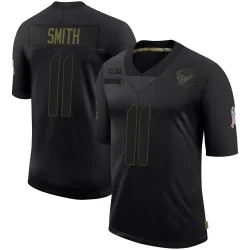 Houston Texans Youth Limited Black 2020 Salute To Service Jersey (11 Tremon Smith)