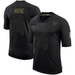 Houston Texans Youth Limited Black 2020 Salute To Service Jersey (14 Jared Wayne)