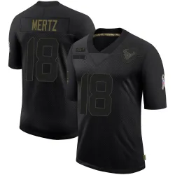 Houston Texans Youth Limited Black 2020 Salute To Service Jersey (18 Graham Mertz)