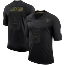 Houston Texans Youth Limited Black 2020 Salute To Service Jersey (5 Kearis Jackson)
