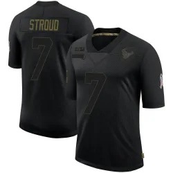 Houston Texans Youth Limited Black 2020 Salute To Service Jersey (7 C.J. Stroud)