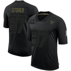 Houston Texans Youth Limited Black 2020 Salute To Service Jersey (87 Cade Stover)