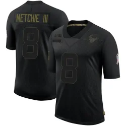 Houston Texans Youth Limited Black 2020 Salute To Service Jersey (8 John Metchie III)