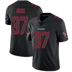 Houston Texans Youth Limited Black Impact Jersey (37 D'Angelo Ross)