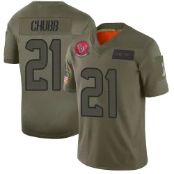 Houston Texans Youth Limited Camo 2019 Salute to Service Jersey (21 Nick Chubb)