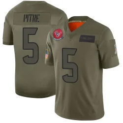 Houston Texans Youth Limited Camo 2019 Salute to Service Jersey (5 Jalen Pitre)