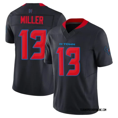 Houston Texans Youth Limited Navy 2nd Alternate Vapor F.U.S.E. Jersey (13 Braxton Miller)