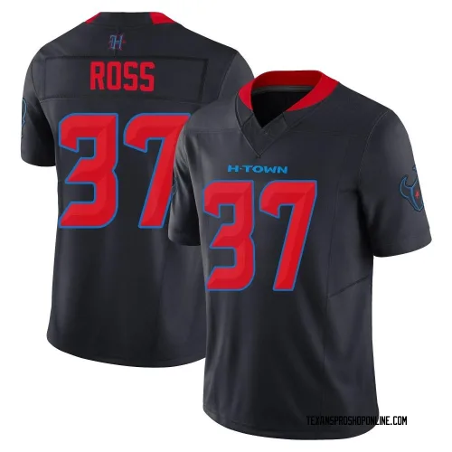 Houston Texans Youth Limited Navy 2nd Alternate Vapor F.U.S.E. Jersey (37 D'Angelo Ross)