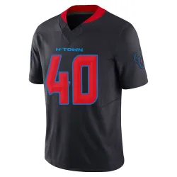Houston Texans Youth Limited Navy 2nd Alternate Vapor F.U.S.E. Jersey (40 Austin Brinkman)