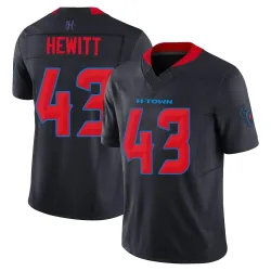 Houston Texans Youth Limited Navy 2nd Alternate Vapor F.U.S.E. Jersey (43 Neville Hewitt)