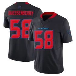 Houston Texans Youth Limited Navy 2nd Alternate Vapor F.U.S.E. Jersey (58 Scott Quessenberry)