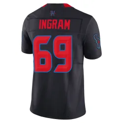 Houston Texans Youth Limited Navy 2nd Alternate Vapor F.U.S.E. Jersey (69 Ed Ingram)