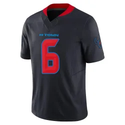 Houston Texans Youth Limited Navy 2nd Alternate Vapor F.U.S.E. Jersey (6 Tommy Townsend)