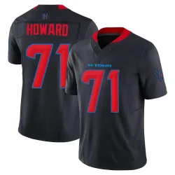 Houston Texans Youth Limited Navy 2nd Alternate Vapor F.U.S.E. Jersey (71 Tytus Howard)