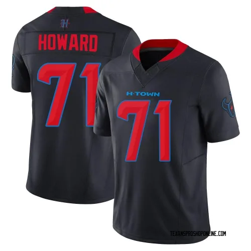 Houston Texans Youth Limited Navy 2nd Alternate Vapor F.U.S.E. Jersey (71 Tytus Howard)