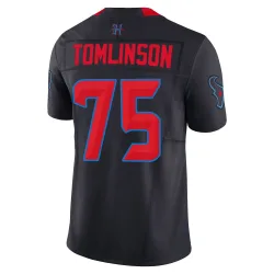 Houston Texans Youth Limited Navy 2nd Alternate Vapor F.U.S.E. Jersey (75 Laken Tomlinson)