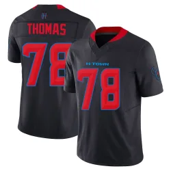Houston Texans Youth Limited Navy 2nd Alternate Vapor F.U.S.E. Jersey (78 Zach Thomas)