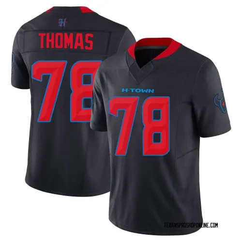 Houston Texans Youth Limited Navy 2nd Alternate Vapor F.U.S.E. Jersey (78 Zach Thomas)
