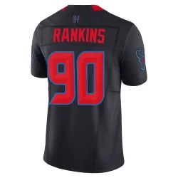 Houston Texans Youth Limited Navy 2nd Alternate Vapor F.U.S.E. Jersey (90 Sheldon Rankins)