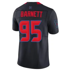 Houston Texans Youth Limited Navy 2nd Alternate Vapor F.U.S.E. Jersey (95 Derek Barnett)