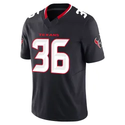 Houston Texans Youth Limited Navy Alternate Vapor F.U.S.E. Jersey (36 Alijah Huzzie)