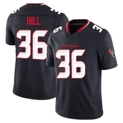 Houston Texans Youth Limited Navy Alternate Vapor F.U.S.E. Jersey (36 Brandon Hill)