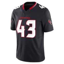 Houston Texans Youth Limited Navy Alternate Vapor F.U.S.E. Jersey (43 Jakob Johnson)