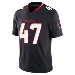 Houston Texans Youth Limited Navy Alternate Vapor F.U.S.E. Jersey (47 K.C. Ossai)