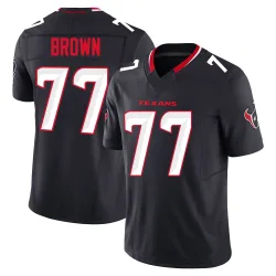 Houston Texans Youth Limited Navy Alternate Vapor F.U.S.E. Jersey (77 Trent Brown)