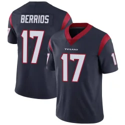 Houston Texans Youth Limited Navy Blue Team Color Vapor Untouchable Jersey (17 Braxton Berrios)